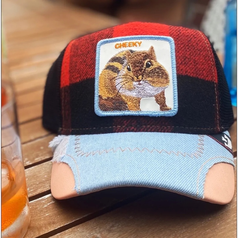 CHEEKY Goorin brothers THE FARM trucker hat NEW. SOLD OUT ON GOORIN